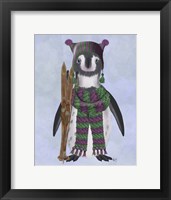 Penguin Skis Fine Art Print