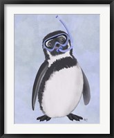 Penguin Snorkel Fine Art Print