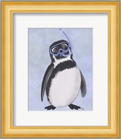 Penguin Snorkel Fine Art Print