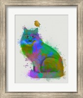 Cat Rainbow Splash 12 Fine Art Print