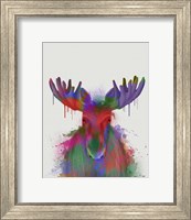 Moose Rainbow Splash Fine Art Print