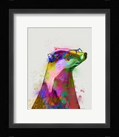 Badger Rainbow Splash 2 Fine Art Print