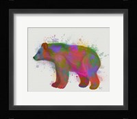 Bear Rainbow Splash 2 Fine Art Print