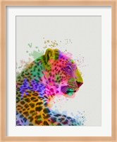 Leopard Rainbow Splash 1 Fine Art Print