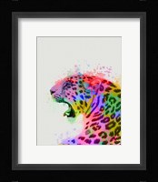 Leopard Rainbow Splash 2 Fine Art Print