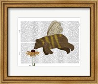 Bear Bee Book Print Fine Art Print