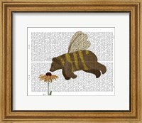 Bear Bee Book Print Fine Art Print