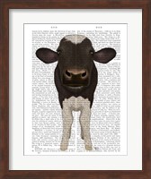 Nosey Cow 2 Book Print Fine Art Print