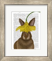 Daffodil Rabbit Book Print Fine Art Print