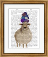 Sheep with Wool Hat, Full Book Print Fine Art Print