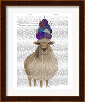 Sheep with Wool Hat, Full Book Print Fine Art Print