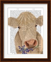 Cow Cream, Bluebells Book Print Fine Art Print