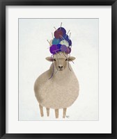 Sheep with Wool Hat, Full Fine Art Print