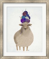 Sheep with Wool Hat, Full Fine Art Print