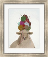 Sheep with Wool Hat, Portrait Fine Art Print