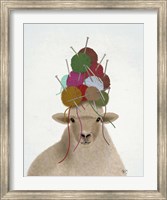 Sheep with Wool Hat, Portrait Fine Art Print