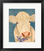 Cow Cream, Bluebells Fine Art Print