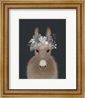 Donkey White Flowers Fine Art Print