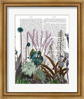 Wildflower Bloom, Snail Bird Book Print Fine Art Print