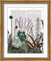 Wildflower Bloom, Snail Bird Book Print Fine Art Print