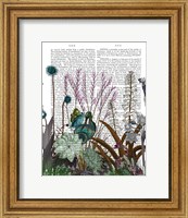 Wildflower Bloom, Snail Bird Book Print Fine Art Print