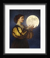 The Moon In Her Hands Fine Art Print