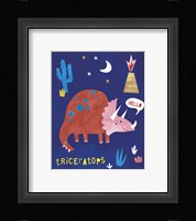 Terrific Triceratops Fine Art Print