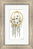 Gold Geometric Circle & Ivy Fine Art Print