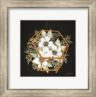 Gold Geometric Hexagon Fine Art Print