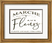 Fleurs Sign I Fine Art Print