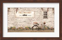 Fall Market with Bike Fine Art Print