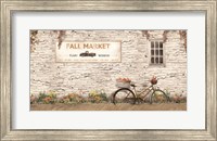 Fall Market with Bike Fine Art Print