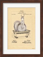 Llama in Tub Fine Art Print