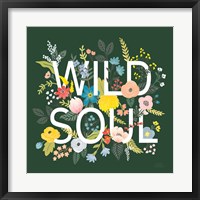 Wild Garden I Green Fine Art Print