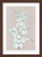 Eucalyptus Branch IV Blue Gray Fine Art Print