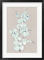 Eucalyptus Branch IV Blue Gray Fine Art Print