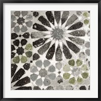 Alhambra Tile III Gray Green Fine Art Print