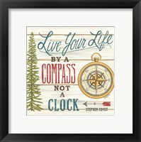 Compass Not a Clock Fine Art Print