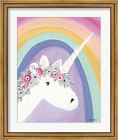 Floral Unicorn I Fine Art Print