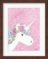 Floral Unicorn II Fine Art Print