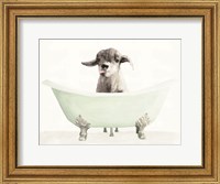 Vintage Tub with Goat Fine Art Print