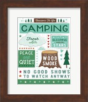 Comfy Camping XI Fine Art Print