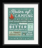Comfy Camping I Framed Print