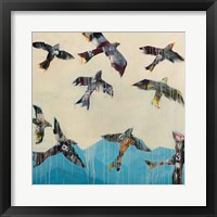 Ravens Rising Framed Print