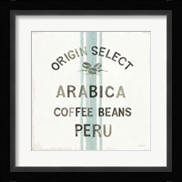 Wake Me Up Coffee Sack I Framed Print