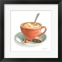 Wake Me Up Coffee III on White Fine Art Print