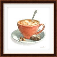 Wake Me Up Coffee III on White Fine Art Print