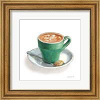 Wake Me Up Coffee II on White Fine Art Print