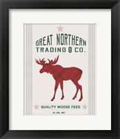 Northern Trading Moose Feed Fine Art Print