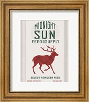 Midnight Sun Reindeer Feed Fine Art Print